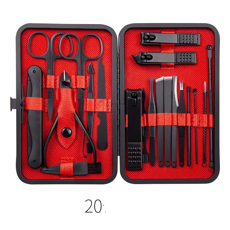 Professional Scissors Nail Clippers Set Ear Spoon Dead Skin Pliers Nail Cutting Pliers Pedicure Knife Nail Groove Trimmers - 8 Style