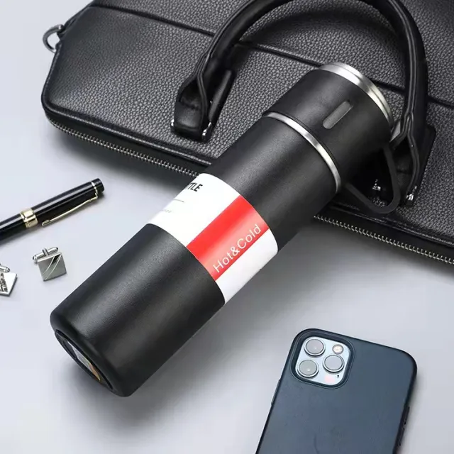 Business Gift Set Company Gift Event Stainless Steel Vacuum Flask Black - Shop at LoveMi