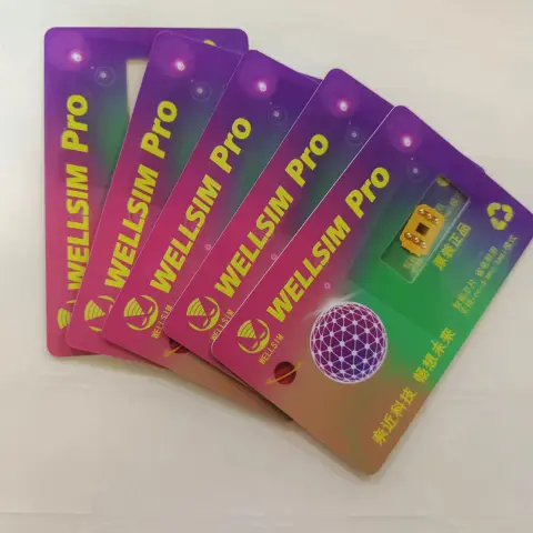 WELLSIM Unlock Card Sticker for 6S SE 7 8