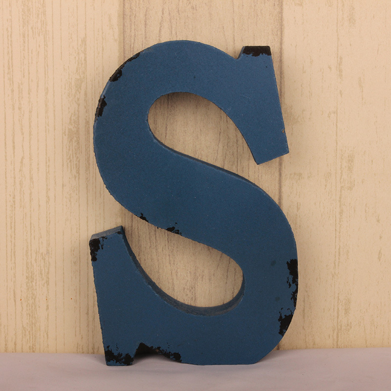 Title 10, Creative retro wooden alphabet decoration ornam...