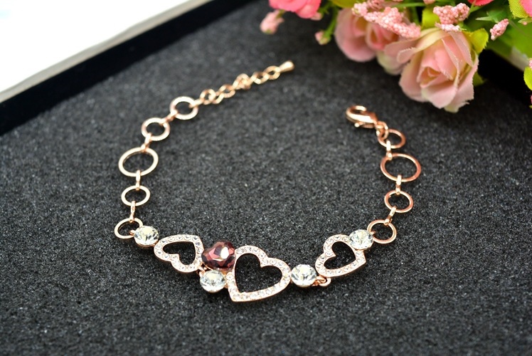 Fashion Personality Crystal Love Korean Bracelet