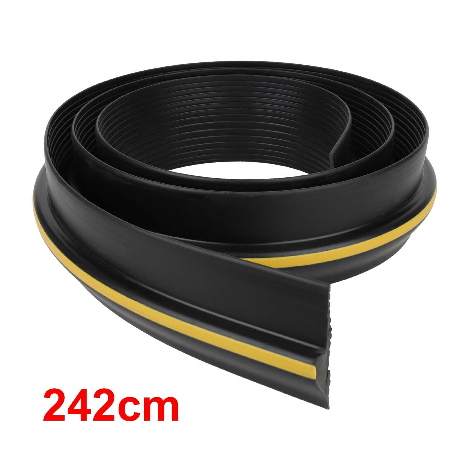 8ft Universal Seal Garage Door Floor Threshold Black Rubber