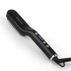 Men's multi-function straight hair comb - St768 Black - View 1