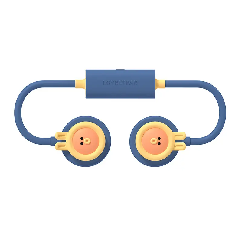 Sanhuo Creative New Product Leafless Hanging Neck Fan USB