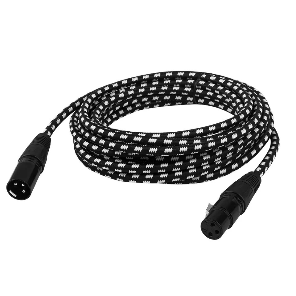 Cannon Wire Male To Female Audio Microphone Connector Cable