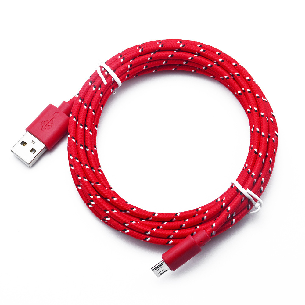 Suitable For Android Nylon Cloth Braided Data Cable