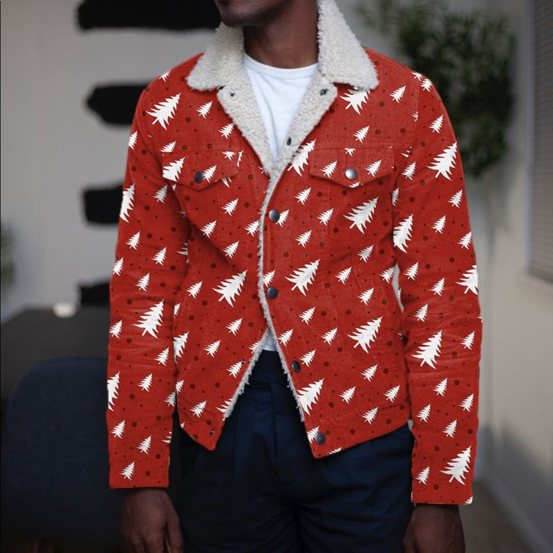Men's Loose Casual Plush Jacket Plush Coat