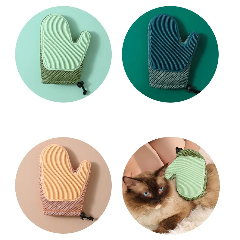 Comb 2-in-1 Floating Hair Removal Pet Gloves Pet Supplies