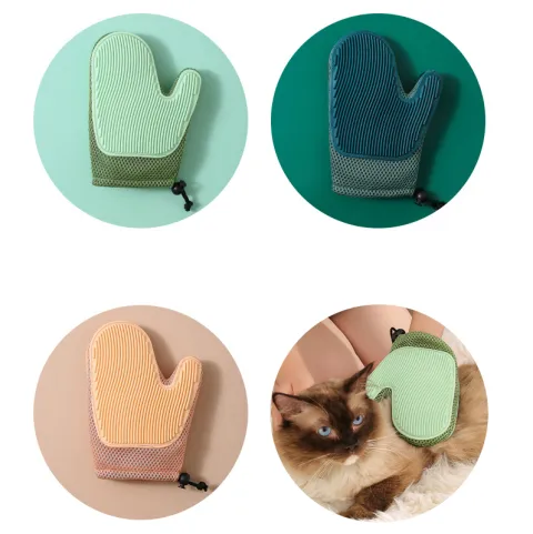 Comb 2-in-1 Floating Hair Removal Pet Gloves Pet Supplies