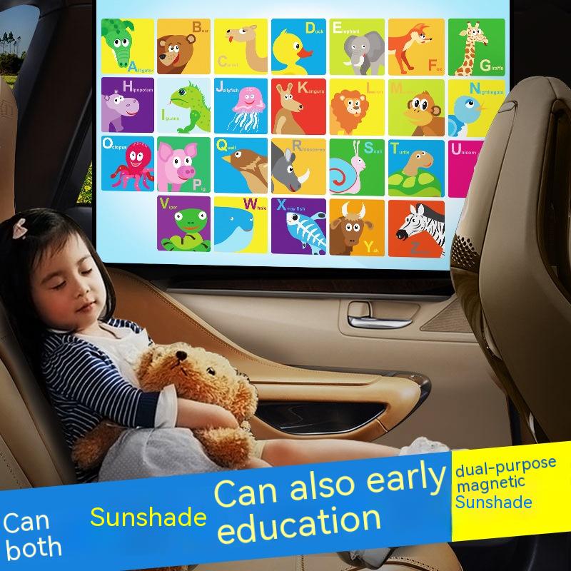 Sunshade Automatic Retractable Sunscreen For Magnet Car
