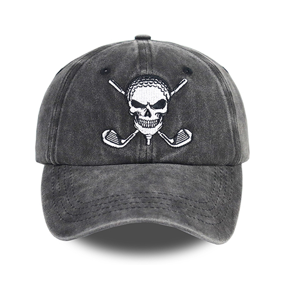 Vintage distressed cap – adjustable strapback back view