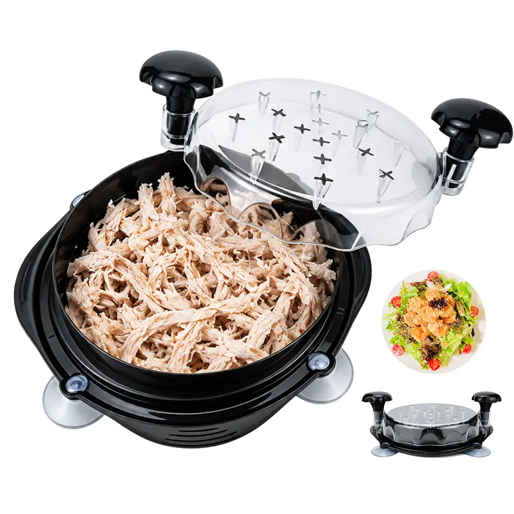 Manual Plastic Chicken Meat Grinder Suction Cup