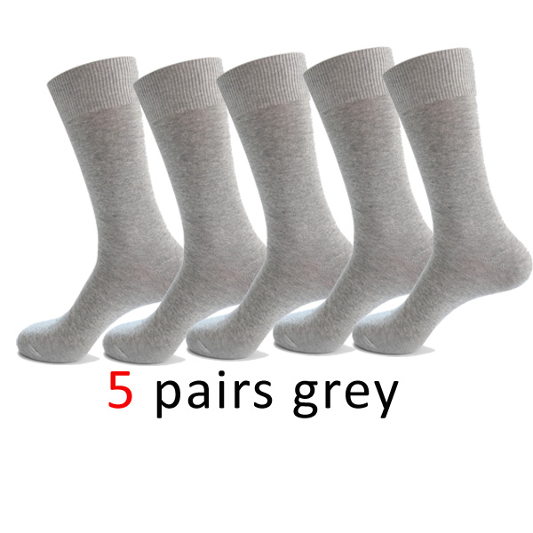 5pairs of light gray plain we