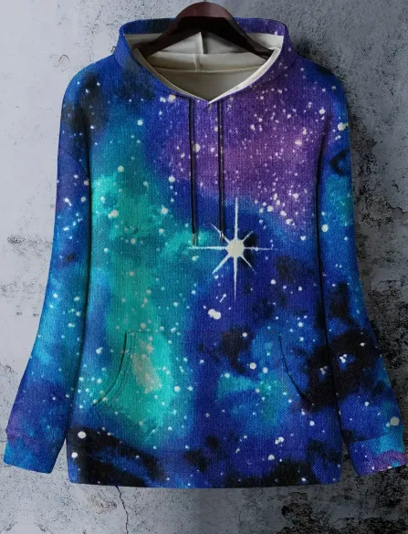 Plus Size, Plus Size Marble Texture Print Round Neck Sweatshirt, Casual Comfortable Plus Size Women's Clothing Without Accessories 5 Reviews 4.0 Al... Style9 - Shop at LoveMi