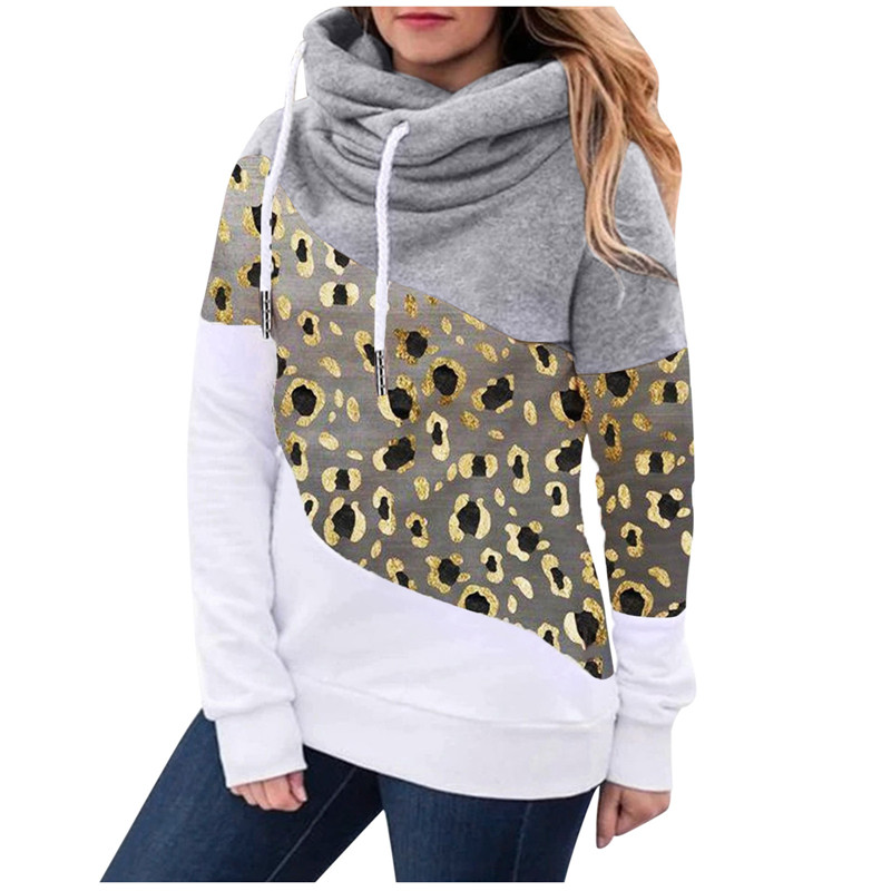 Title 7, Fleece Ladies Fashion Contrast Stitching Hooded...