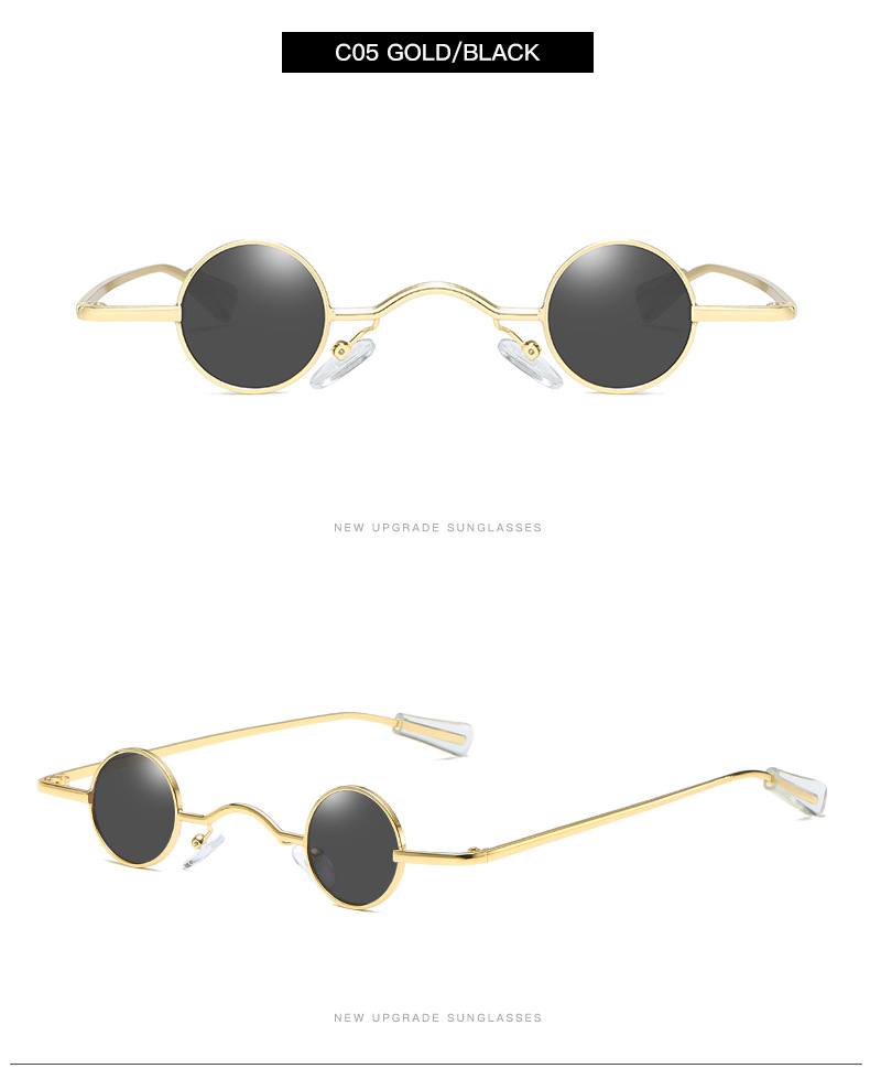 Title 4, Punk Men And Women Hanging Nose Sunglasses Retro