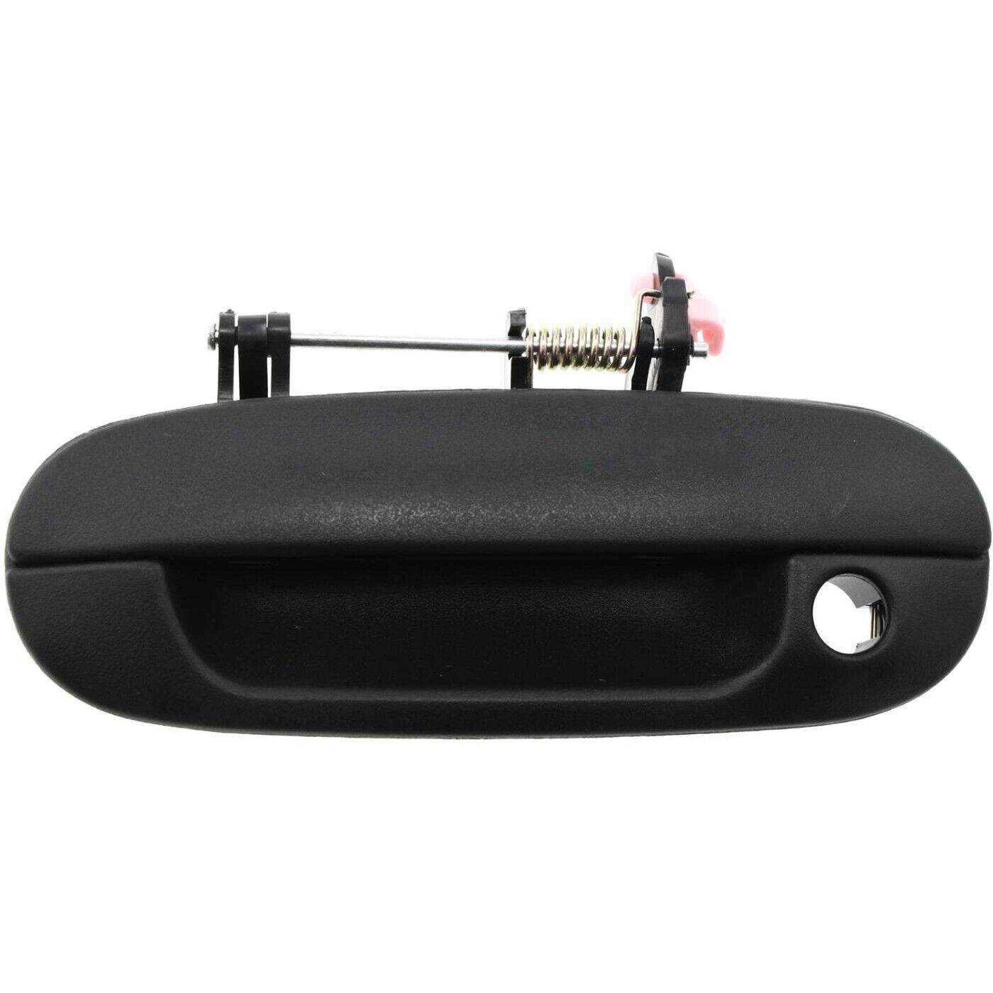 Door Handle For 2002-09 Chevy Trailblazer With Keyhole Textured Black Front Left