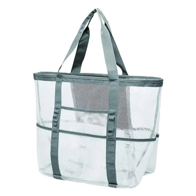 Summer Swimming Beach Swimwear Mesh Storage Bag White - Shop at LoveMi
