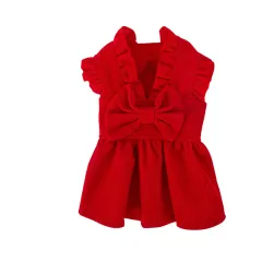 Puppy New Year Pet New Year Clothing - Red - View 1