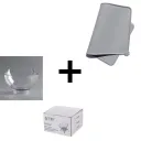 Grey With Single Bowel Set