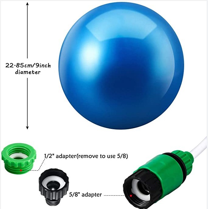 Blue balloon inflation valve