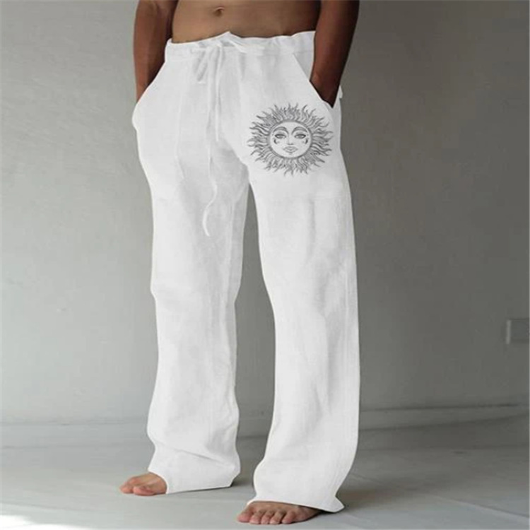 Title 7, Pantaloni casual larghi con coulisse ed elastic...