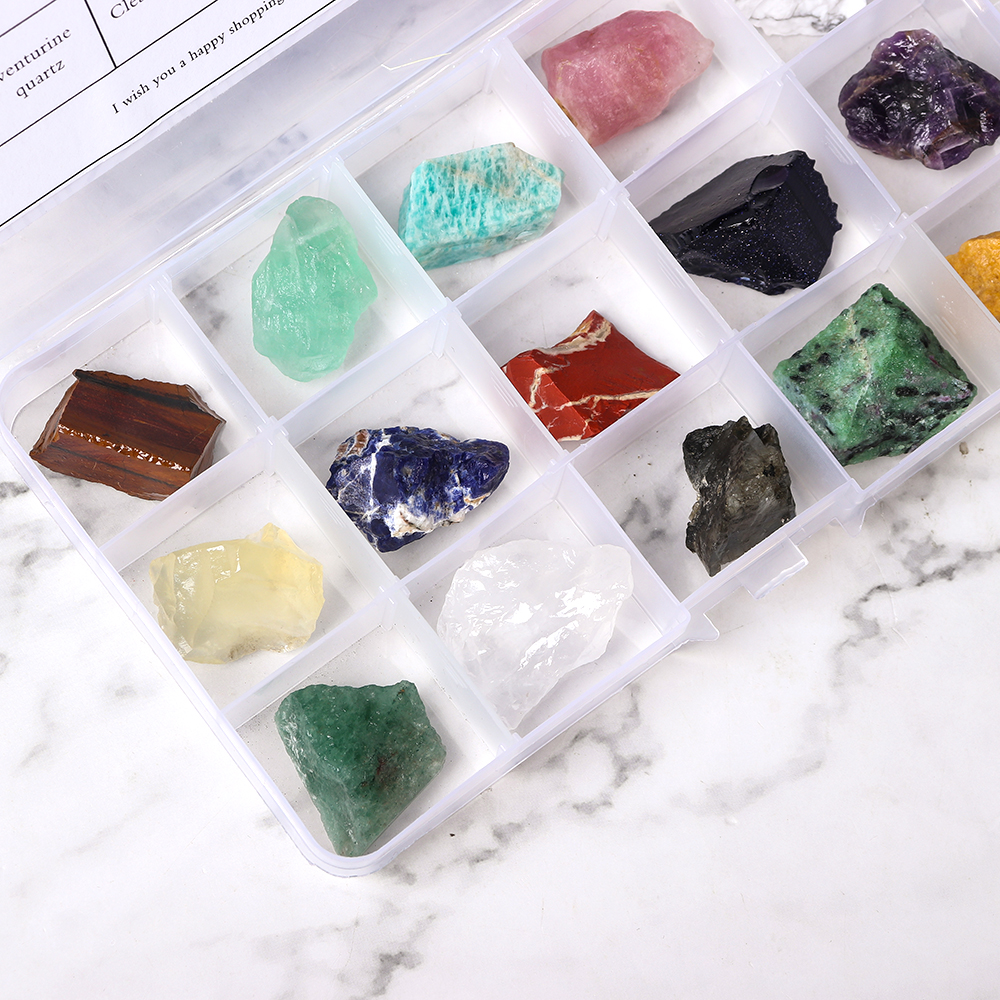 Crystal Specimen Ore Box Set (15grids)