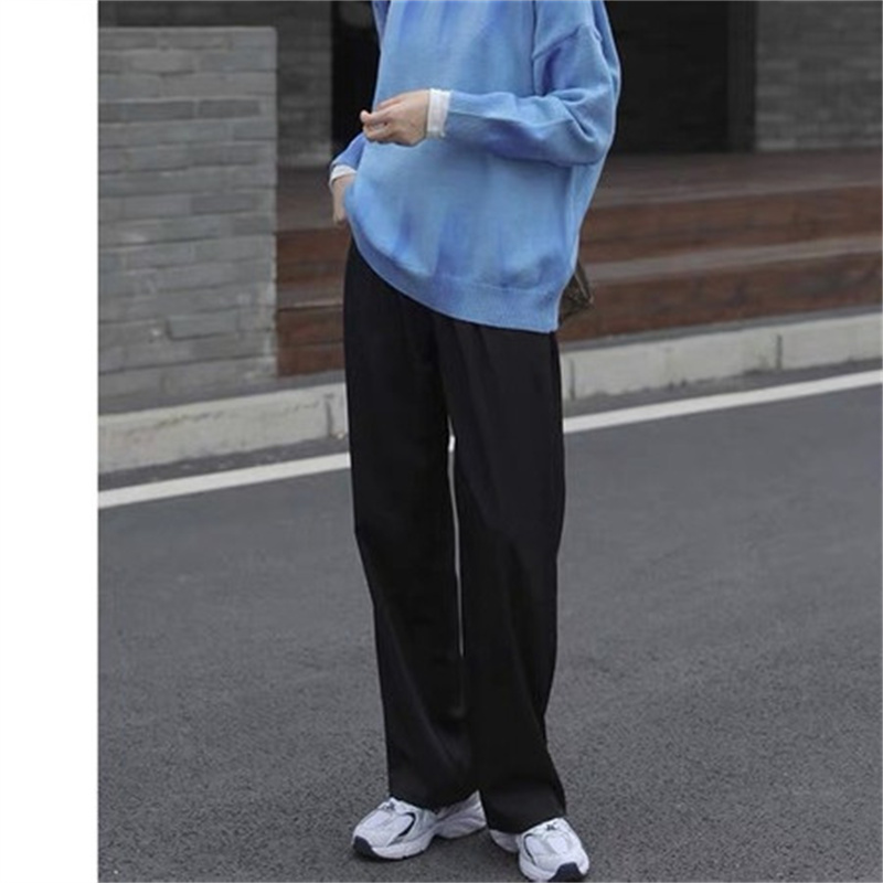 Title 4, Womens Fashion Loose Straight Wide Leg Pants