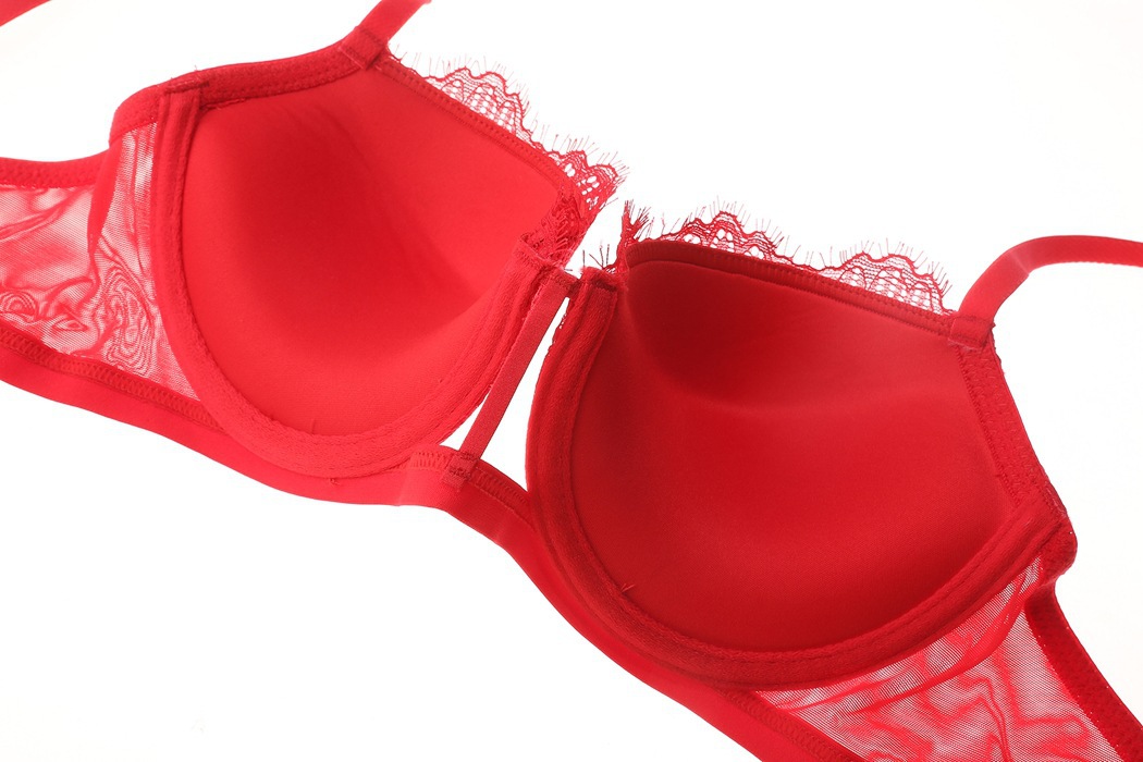 Title 4, Benming Year Red Lace Small Breast Underwear La...