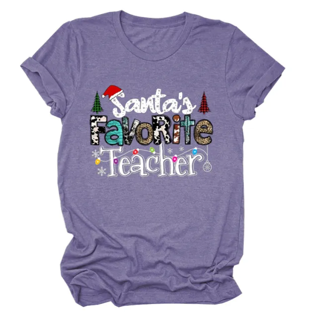 European And American Christmas Vintage Short Sleeve Purple White Color - Shop at LoveMi