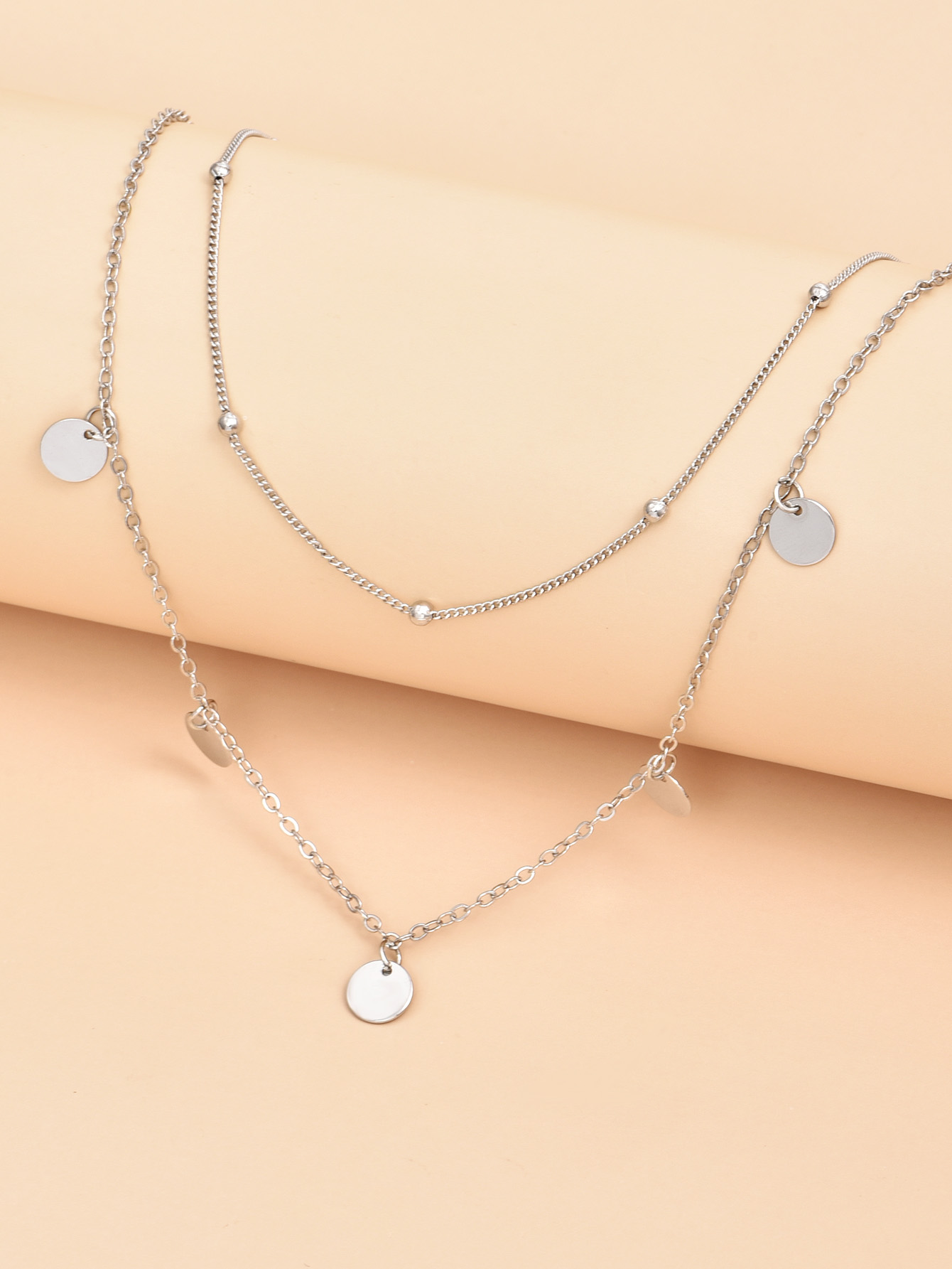 Creative Ladies Multi-layered Wearing Necklace Gold