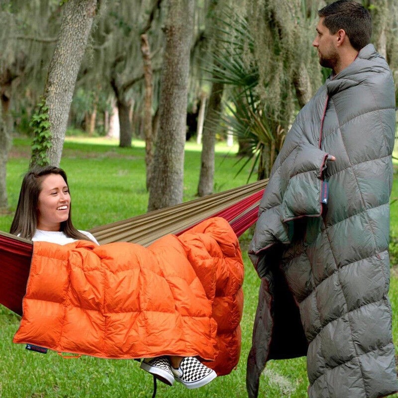 Down Camping Blanket Camping Hiking Puffy Down Blanket Packable Lightweight Down,Note The Blue Area In The Main Image For The Product Specifications.