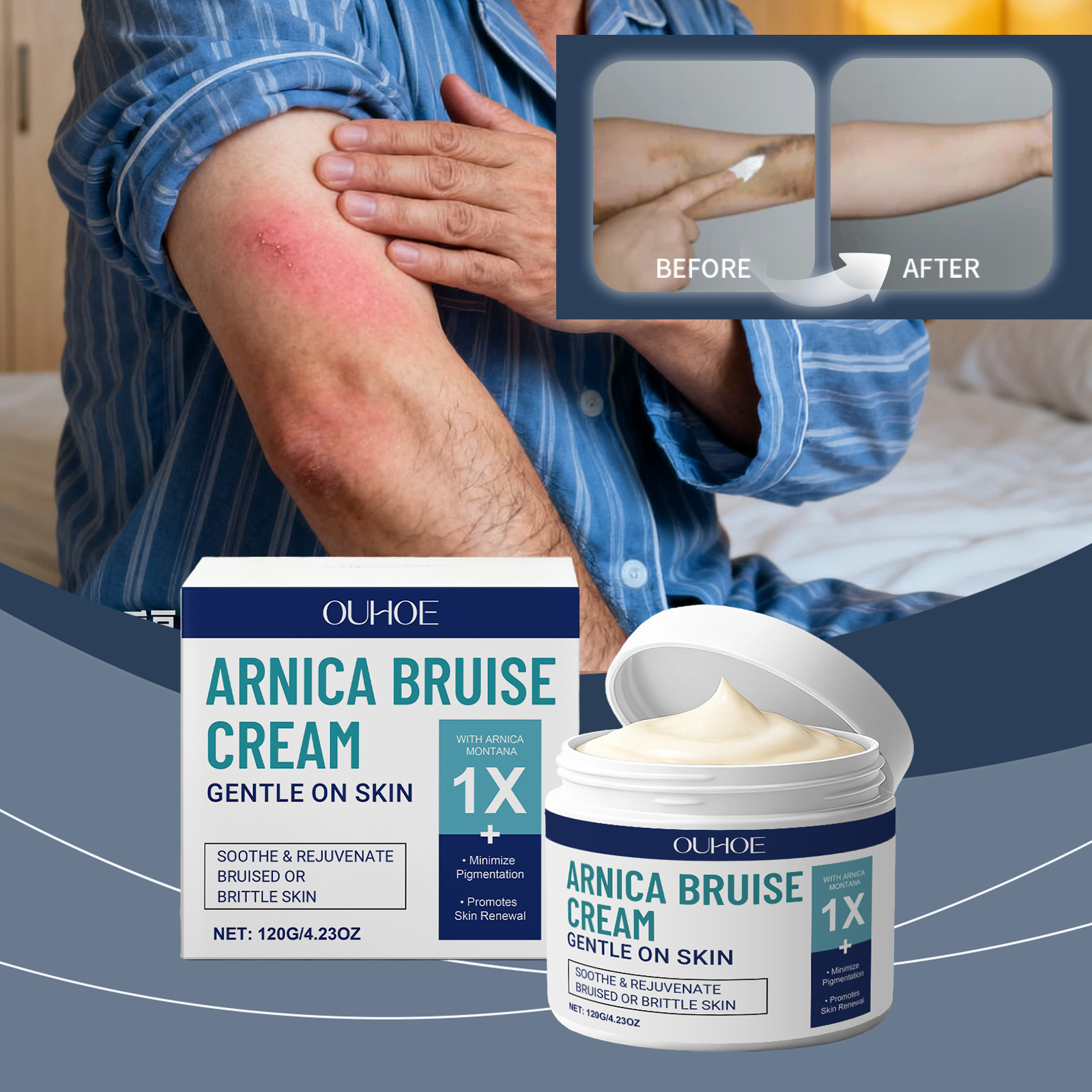 Soothing And Repairing Cream 120g 1 Box — foto 5