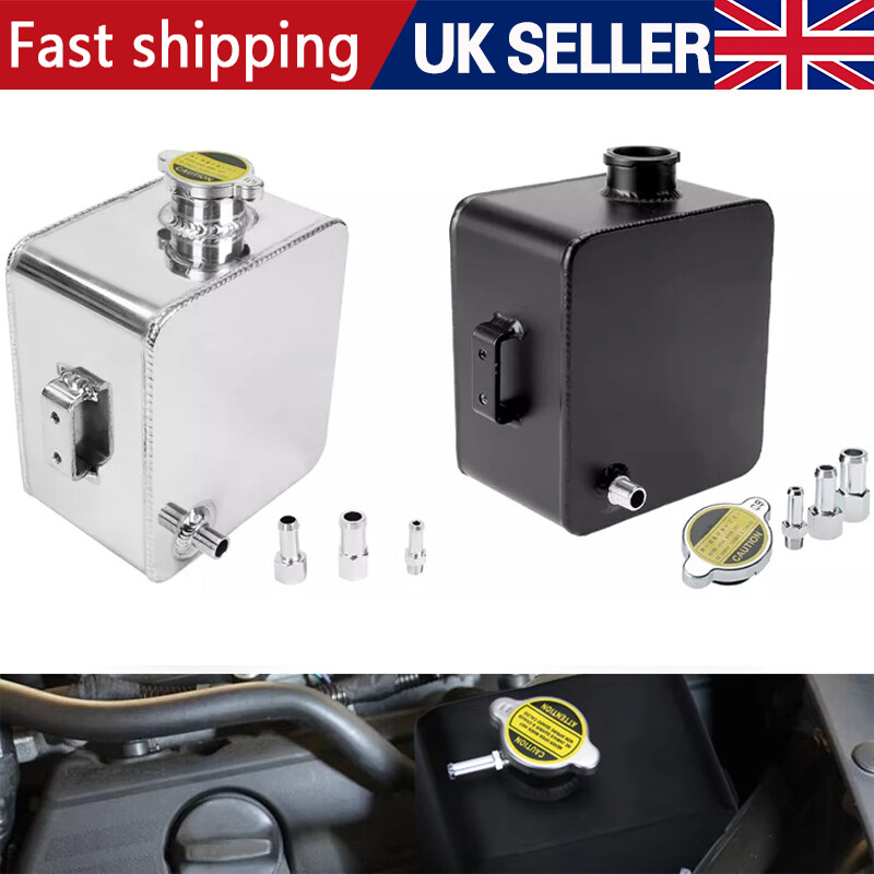 Universal 2L Aluminium Alloy Water Coolant Header Overflow