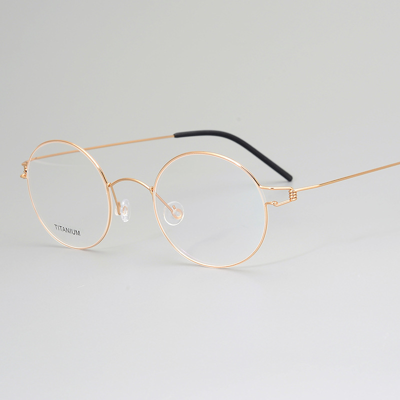 Title 5, Screwless Vintage Pure Titanium Glasses Frame