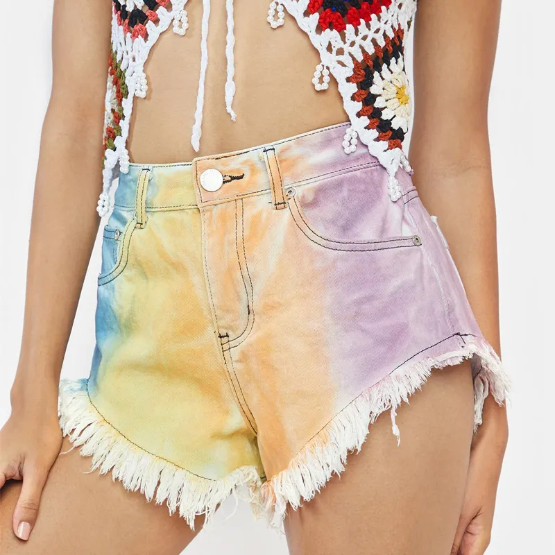 Women's All Match Gradient Color Jeans - Color Dyeing-L