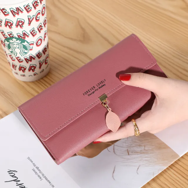 Multi function Three fold Document Bag Large capacity Clutch Red - Shop at LoveMi
