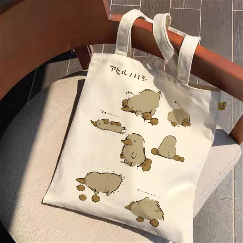 Cartoon Cat Print Handbag Shoulder Bag