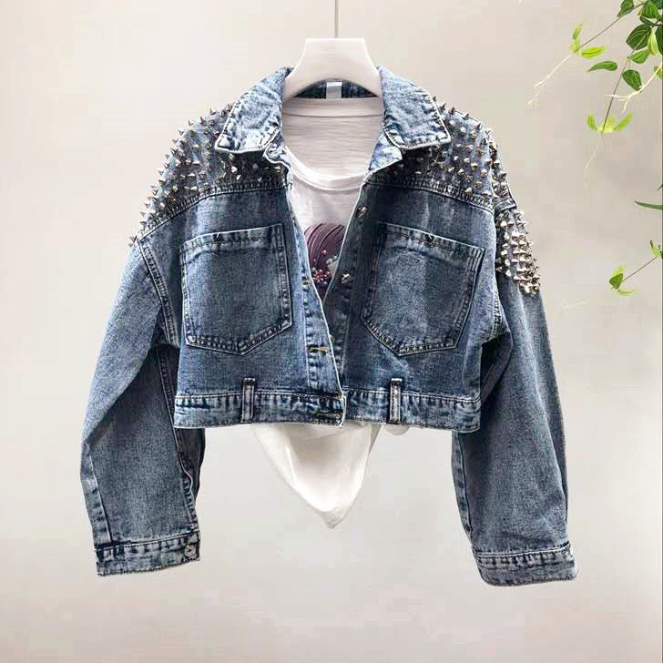 Washed Denim Jacket Women's Coat Trend
