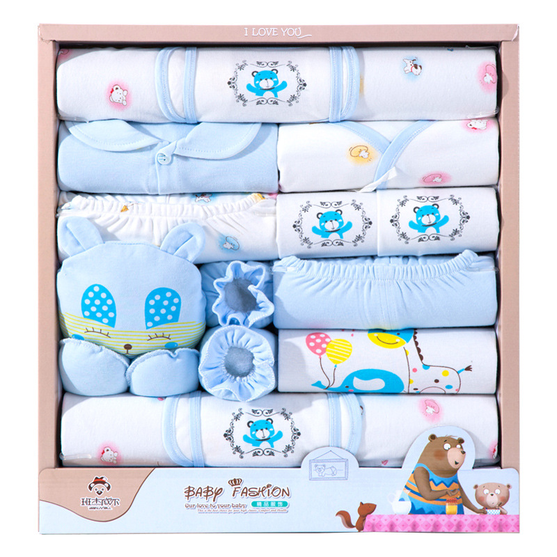 18 Piece Cotton Newborn Clothes Gift (No Box) - Picture 10 of 18