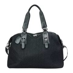 Travel Bag Simple Leisure Nylon Cloth Mesh Shoulder Bag - Black - View 1
