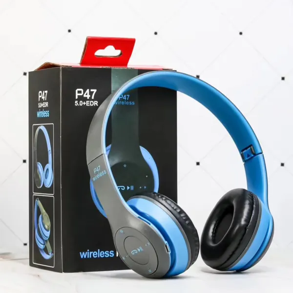 Wireless Headset Foldable Stereo Bass Bluetooth Headphones Kid Girl Helmet Gift,with Mic USB Bluetooth 5.0 Adaptor For TV Gaming