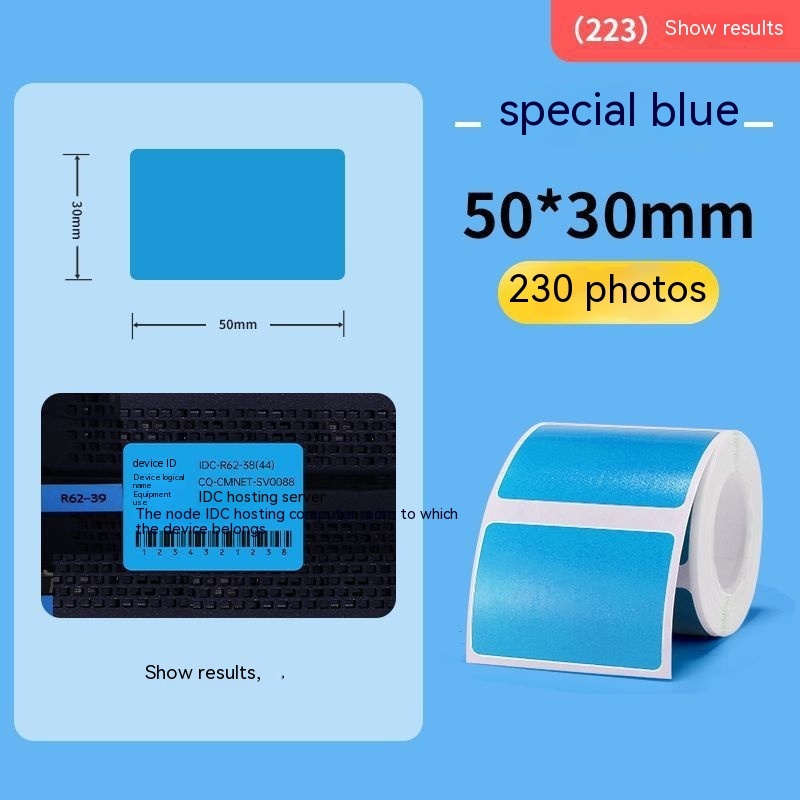Three-proof Thermal Paper Sticker Waterproof Color Label Printing Paper — foto 11