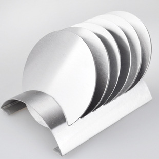 Creative Oblique Round Stainless Steel Placemat