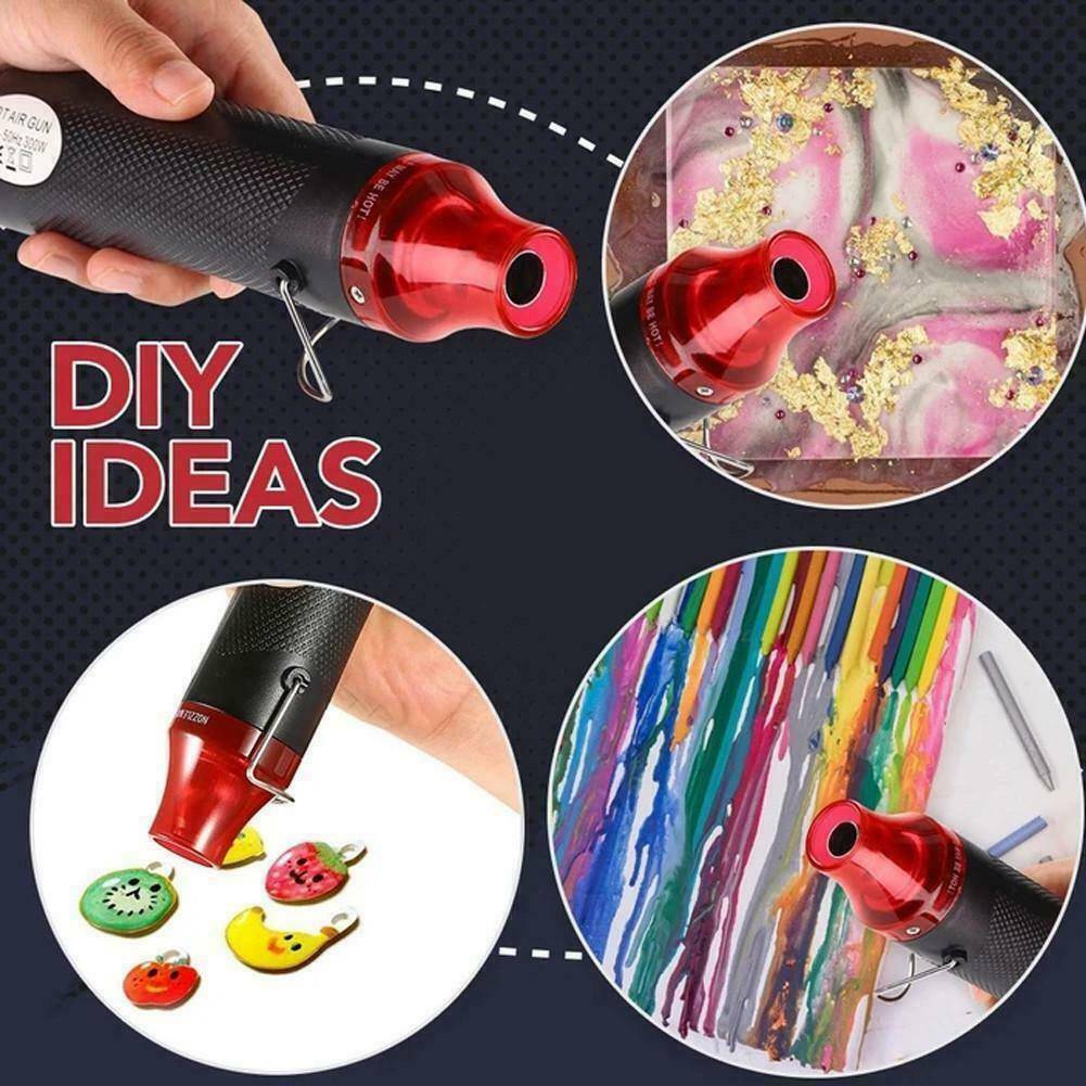 300W Handheld Air Gun Mini Heat Gun For DIY Crafts Shrink
