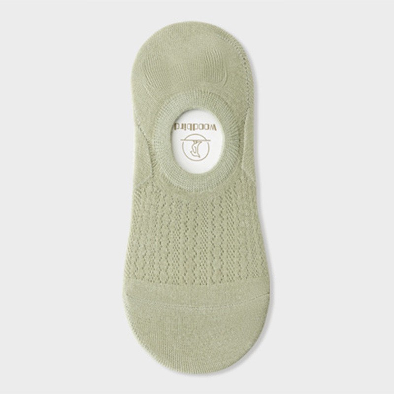 Women's Summer Mesh Thin Invisible Socks Solid Color Breathable Low Top Silicone Non Slip No... thumbnail 5