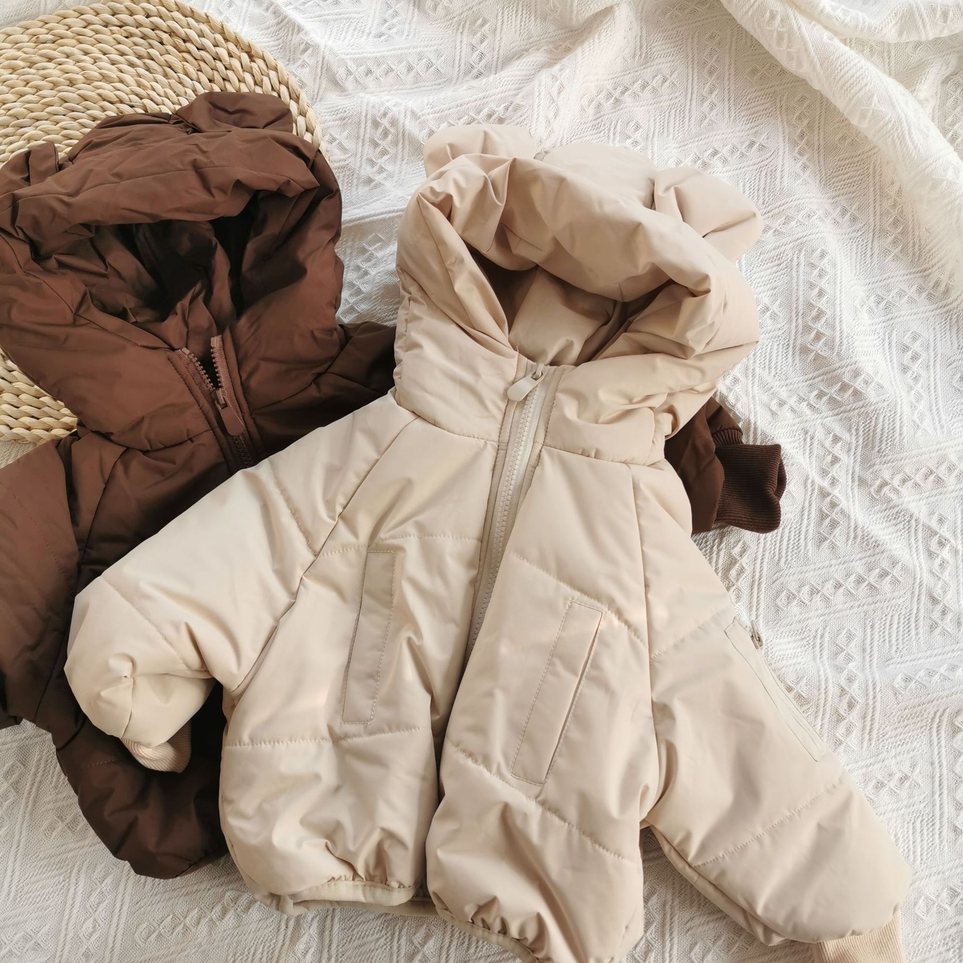 Unisex Padded Hooded Winter Coat
