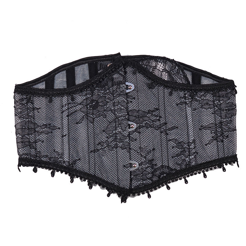 Title 8, Black Lace Waist Seal Mesh