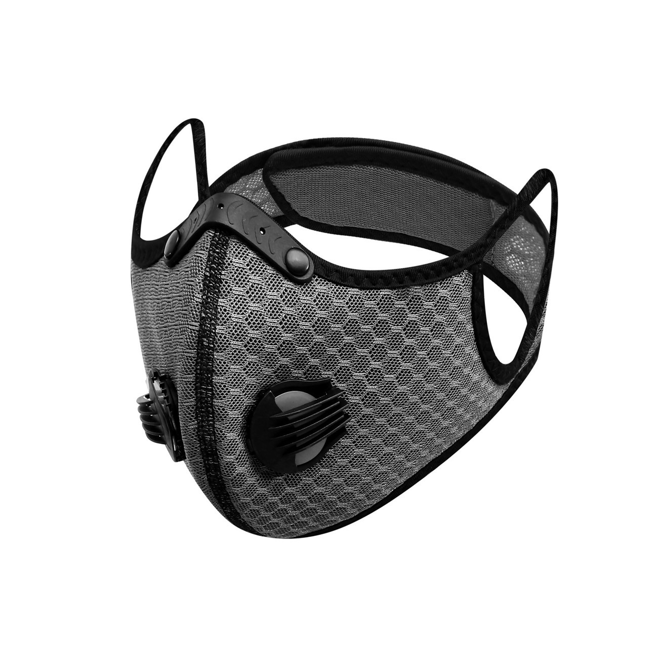 Bike Sports Worksite Facepiece Half Face Cover Mask Respirator With Filter Valve — image 11