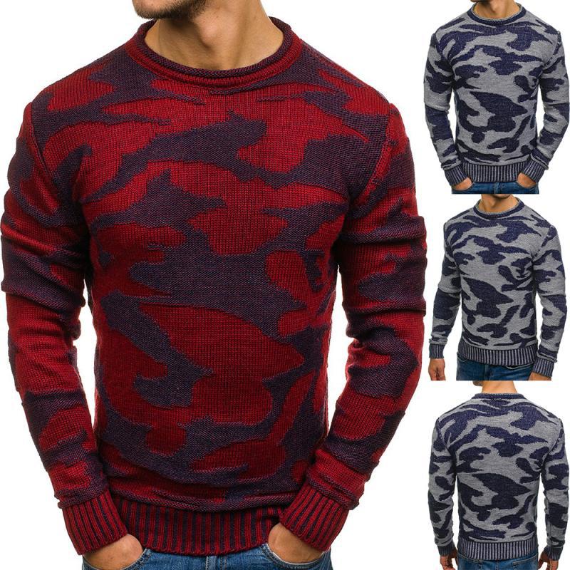 Title 4, Round Neck Pullover Sweater Contrast Color Loos...